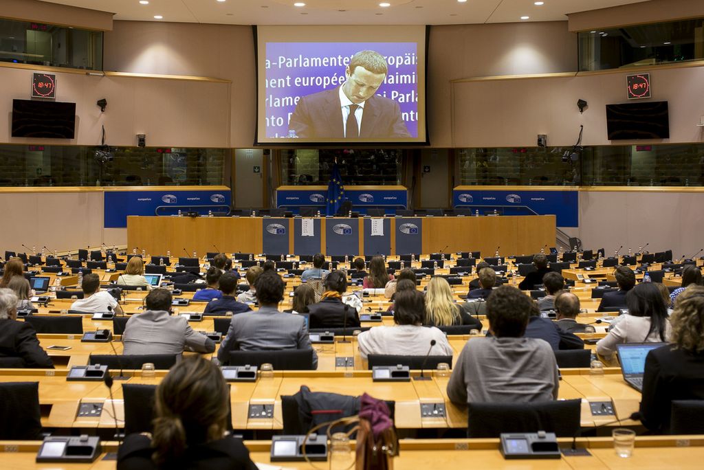 &nbsp; L'audizione di Mark Zuckerberg al Parlamento europeo