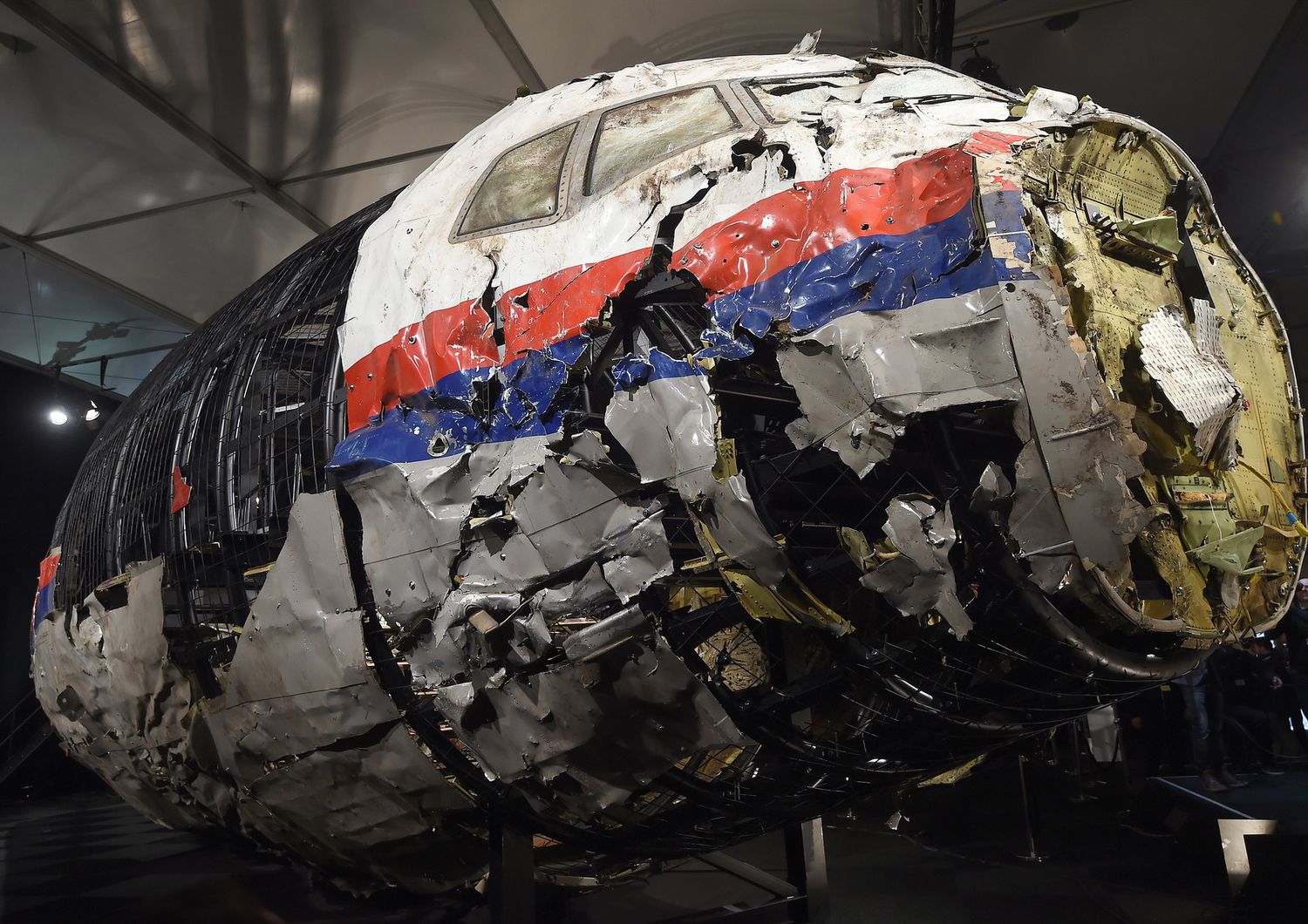 &nbsp;I resti dell'aereo Mh17 della Malaysia Airlines