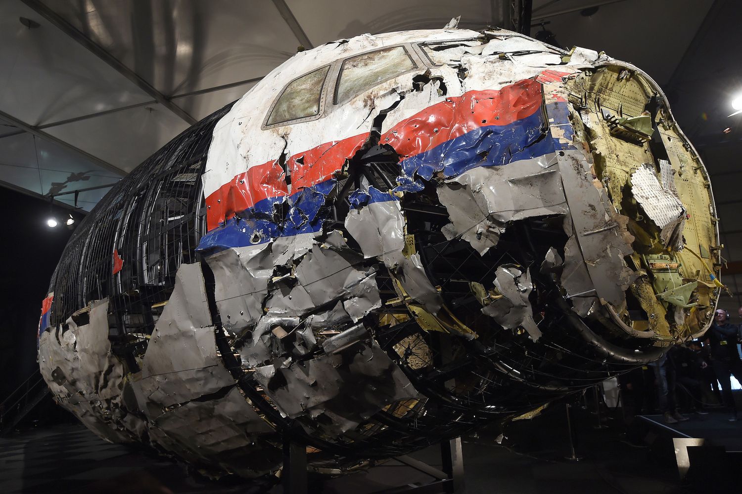 &nbsp;I resti dell'aereo Mh17 della Malaysia Airlines