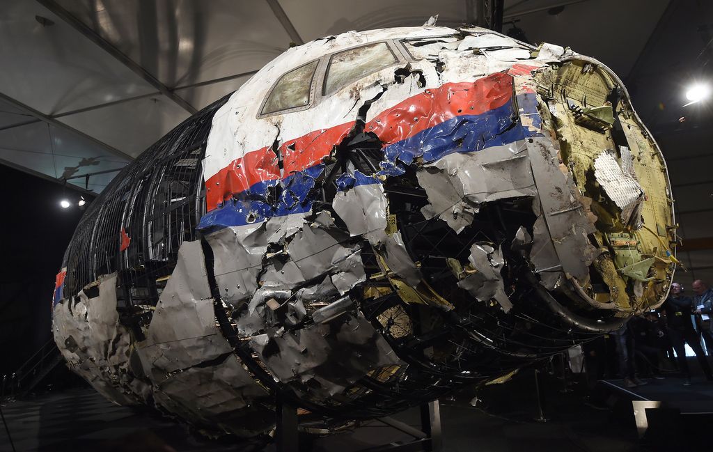 &nbsp;I resti dell'aereo Mh17 della Malaysia Airlines