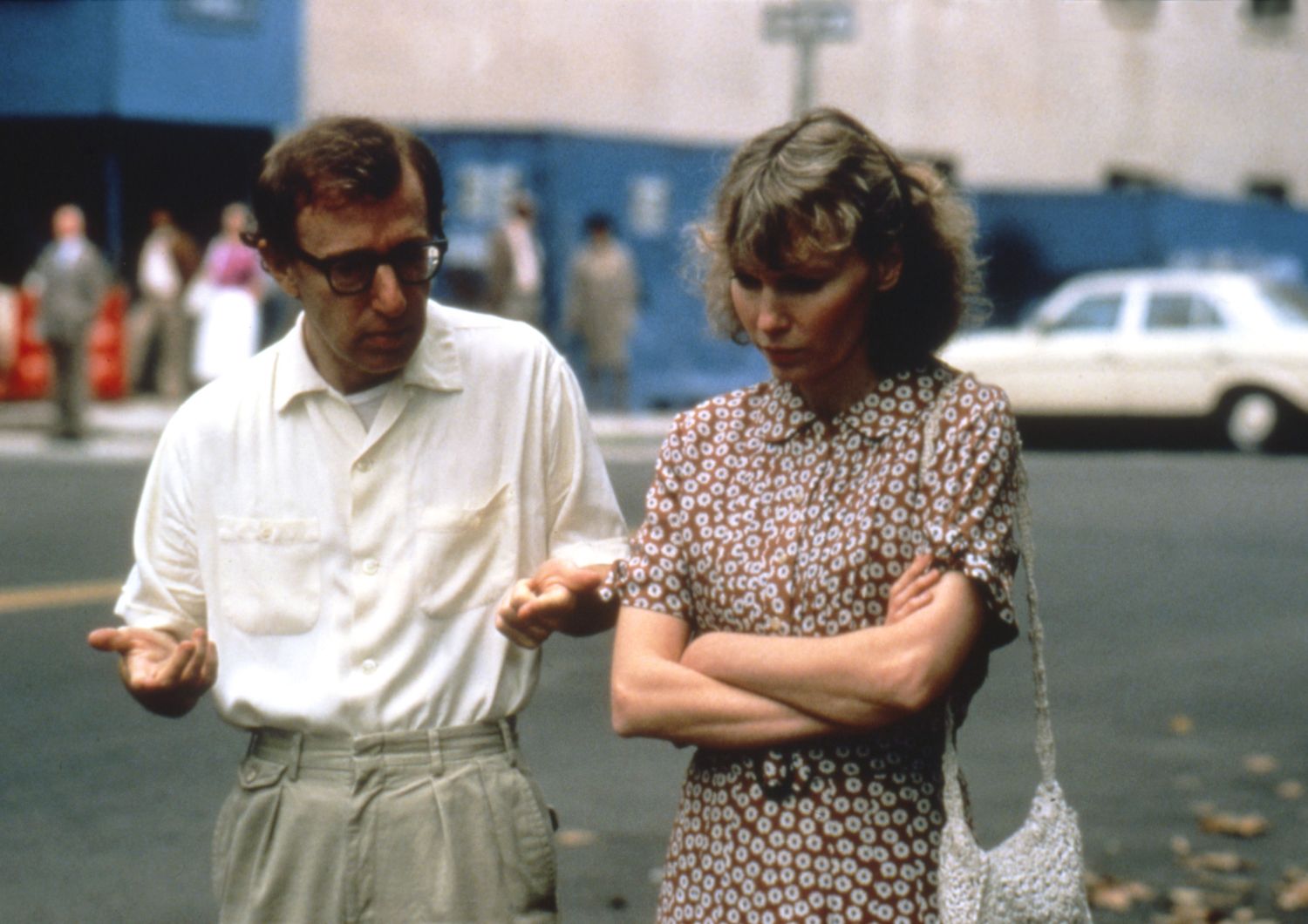 &nbsp; Woody Allen e Mia Farrow