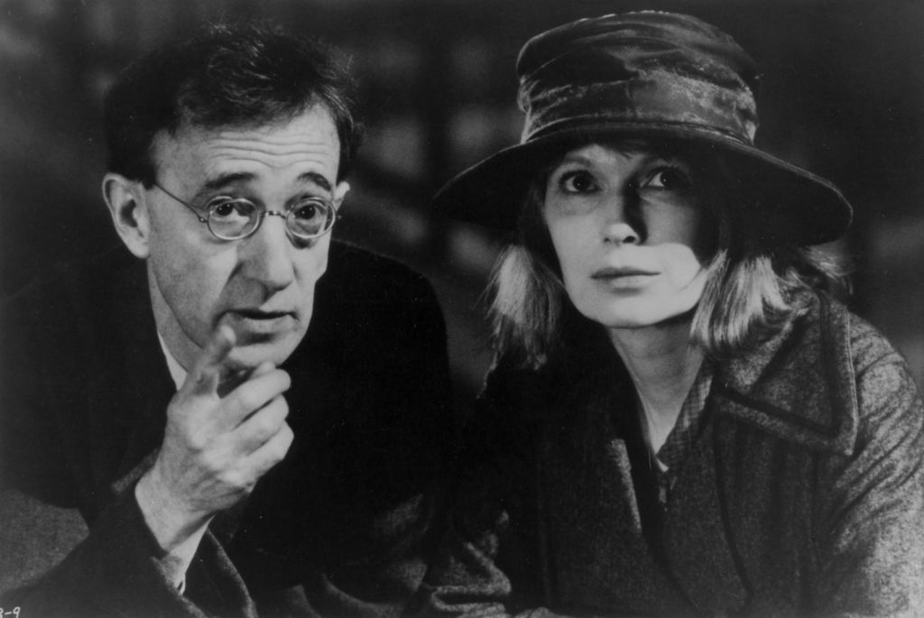 &nbsp;Woody Allen e Mia Farrow