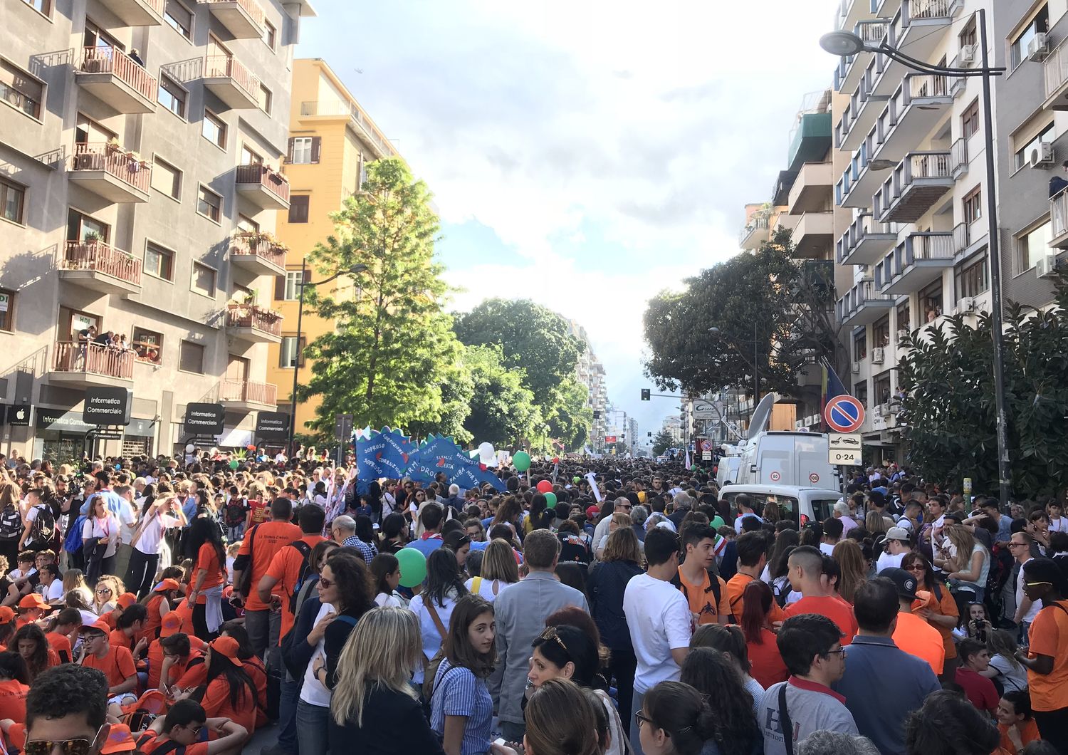 &nbsp;Palermo, manifestazione di commemorazione della strage di Capaci, 23 maggio 2018