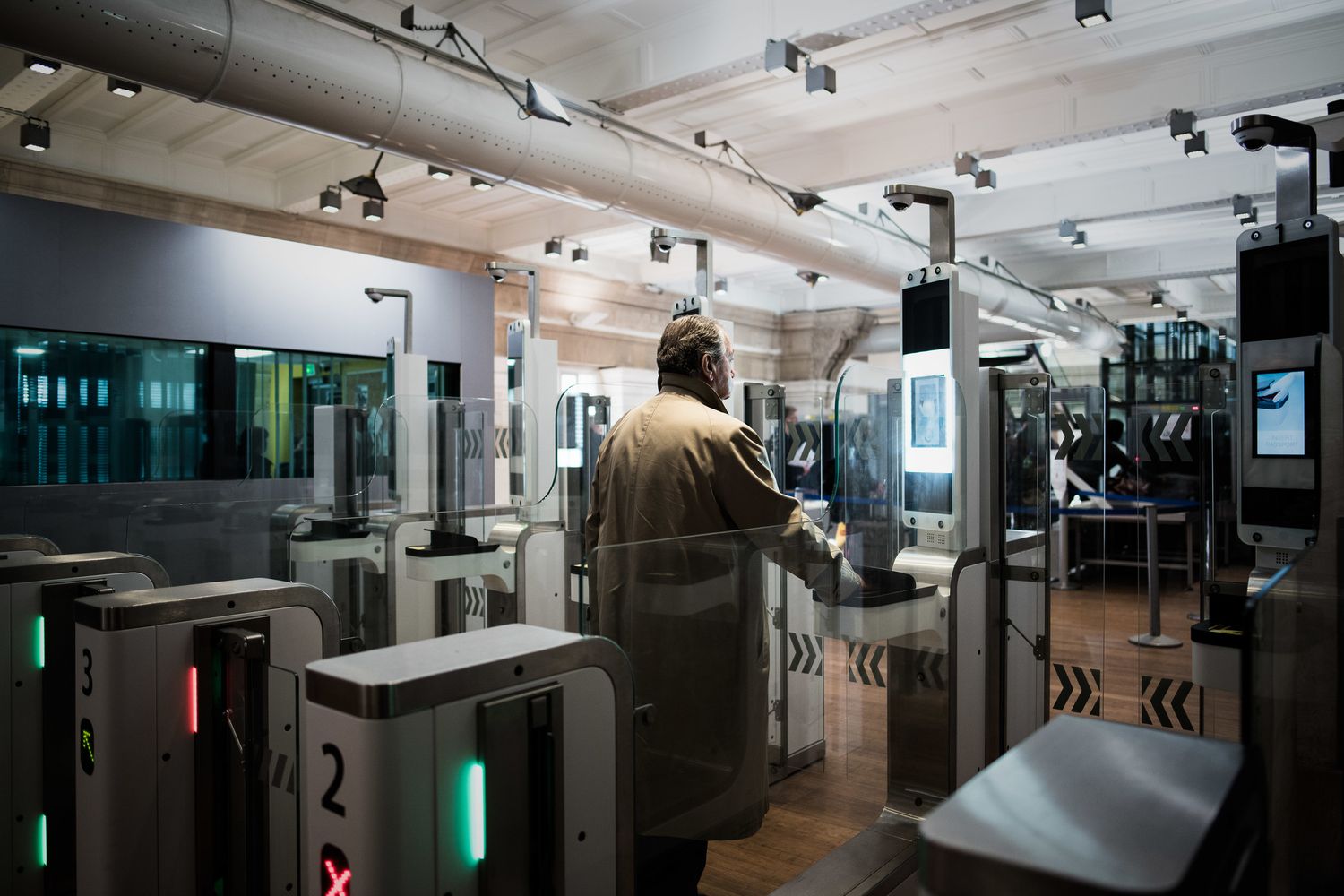 Il riconoscimento facciale al terminal dell'Eurotunnel