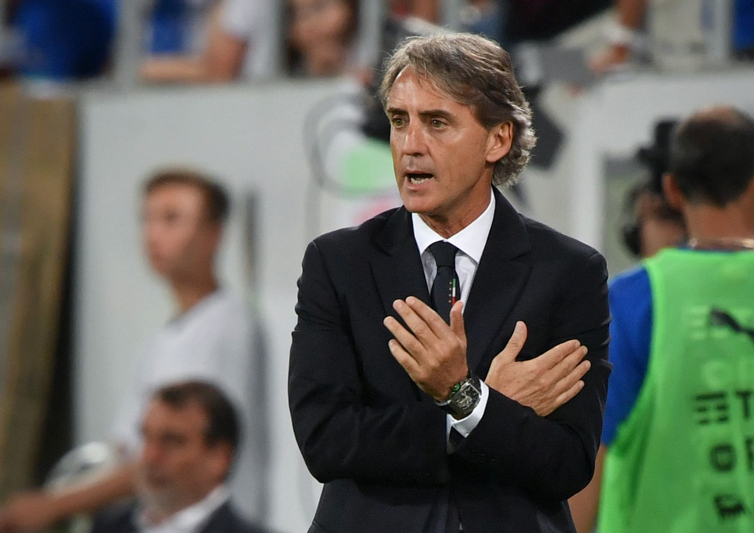 &nbsp; L'Italia batte l'Arabia Saudita 2-1 in amichevole nella prima partita con Roberto Mancini in panchina.