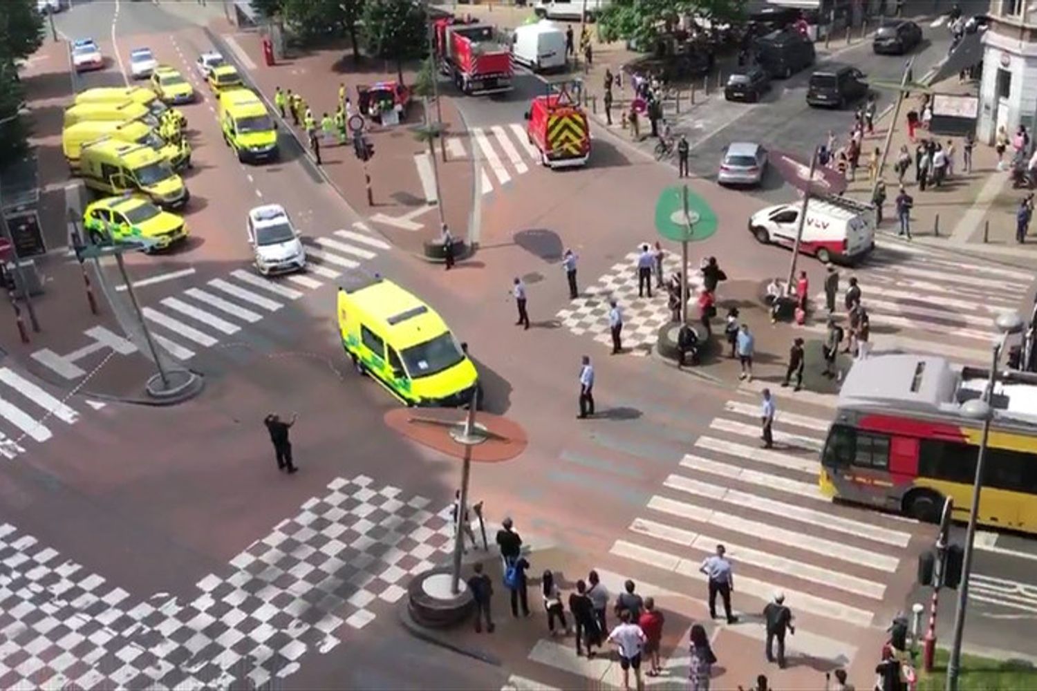 &nbsp;L'incrocio di Liegi teatro della sparatoria costata la vita a 4 persone