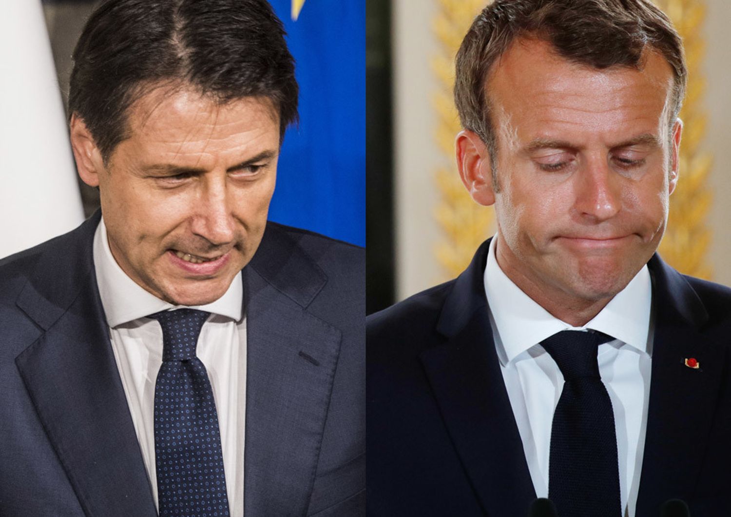 &nbsp;Giuseppe Conte Emmanuel Macron&nbsp;