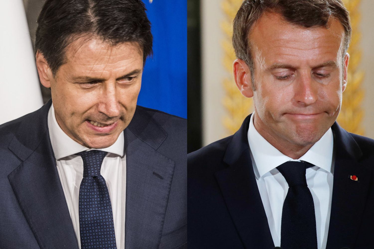&nbsp;Giuseppe Conte Emmanuel Macron&nbsp;