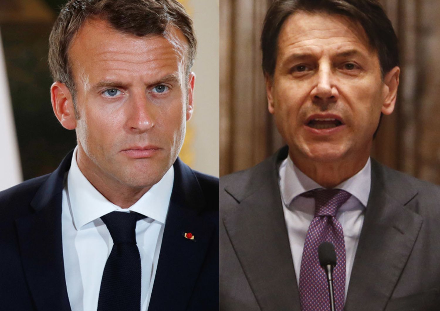 &nbsp;Macron Conte