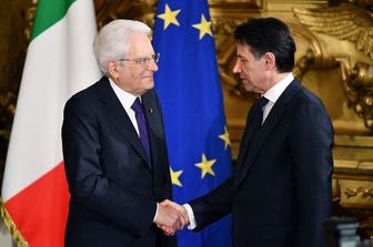 Sergio Mattarella-Giuseppe Conte (AFP)