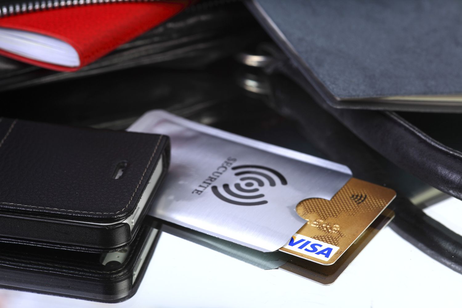 &nbsp;Una carta di credito Visa