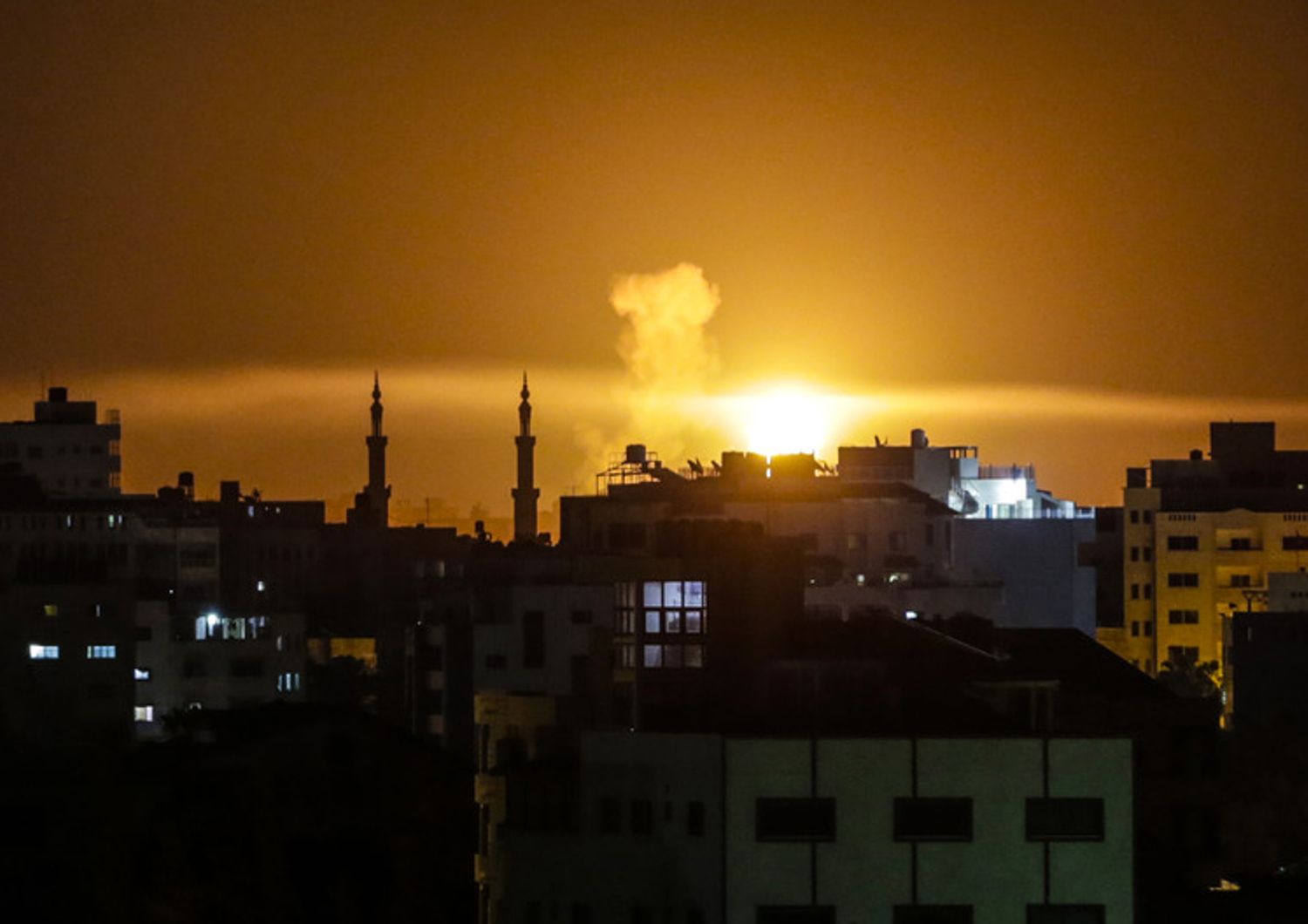 &nbsp;Il bombardamento di Gaza