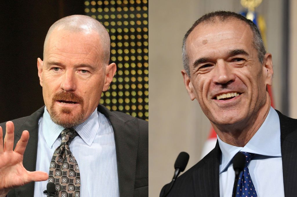 Bryan Cranston e Carlo Cottarelli&nbsp;