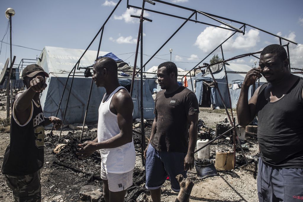 La baraccopoli di San Ferdinando &nbsp;