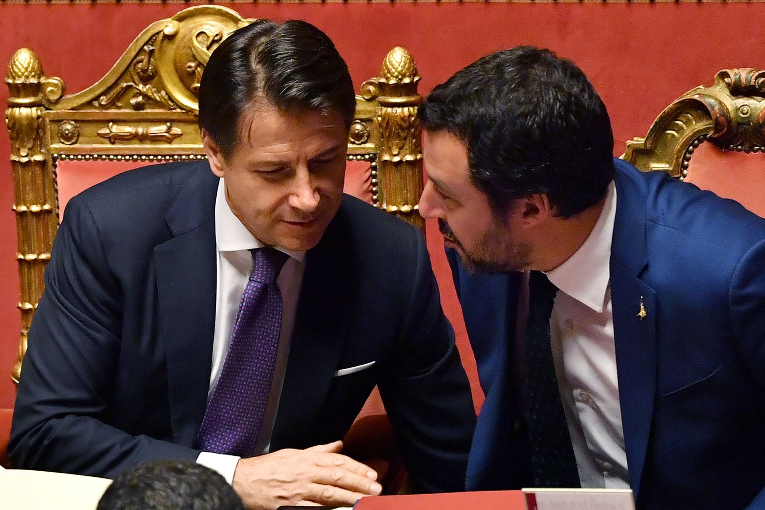&nbsp;Giuseppe Conte e Matteo Salvini