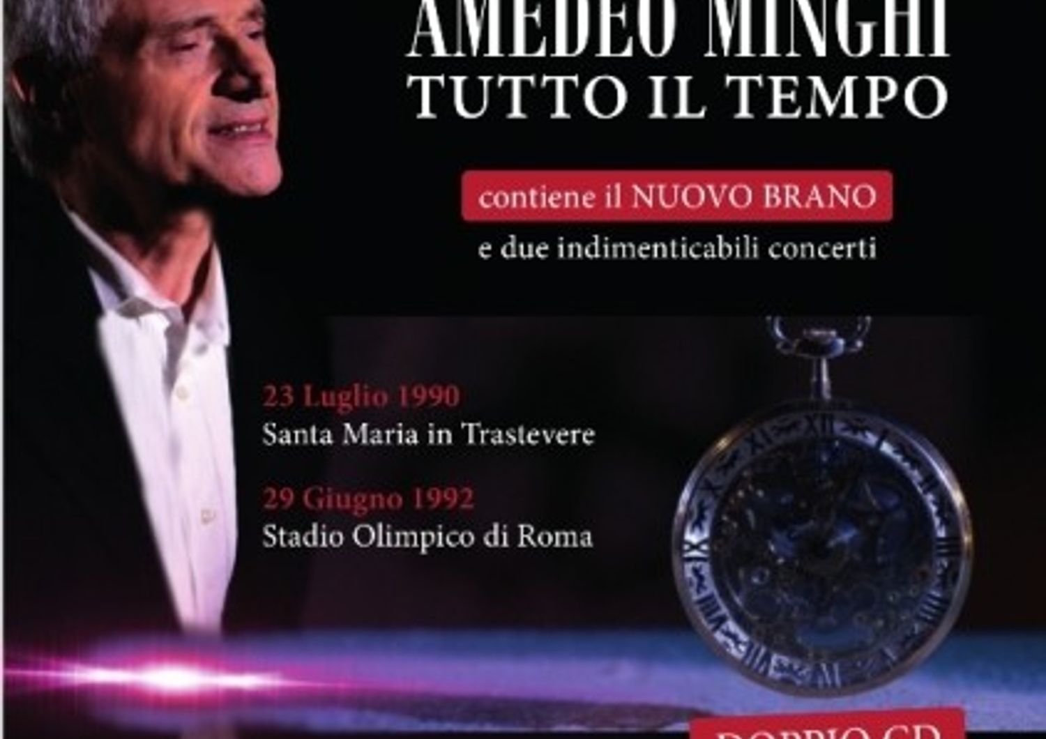 Amedeo Minghi&nbsp;pubblica su cd gli storici concerti&nbsp;del &#39;90 e del &#39;92