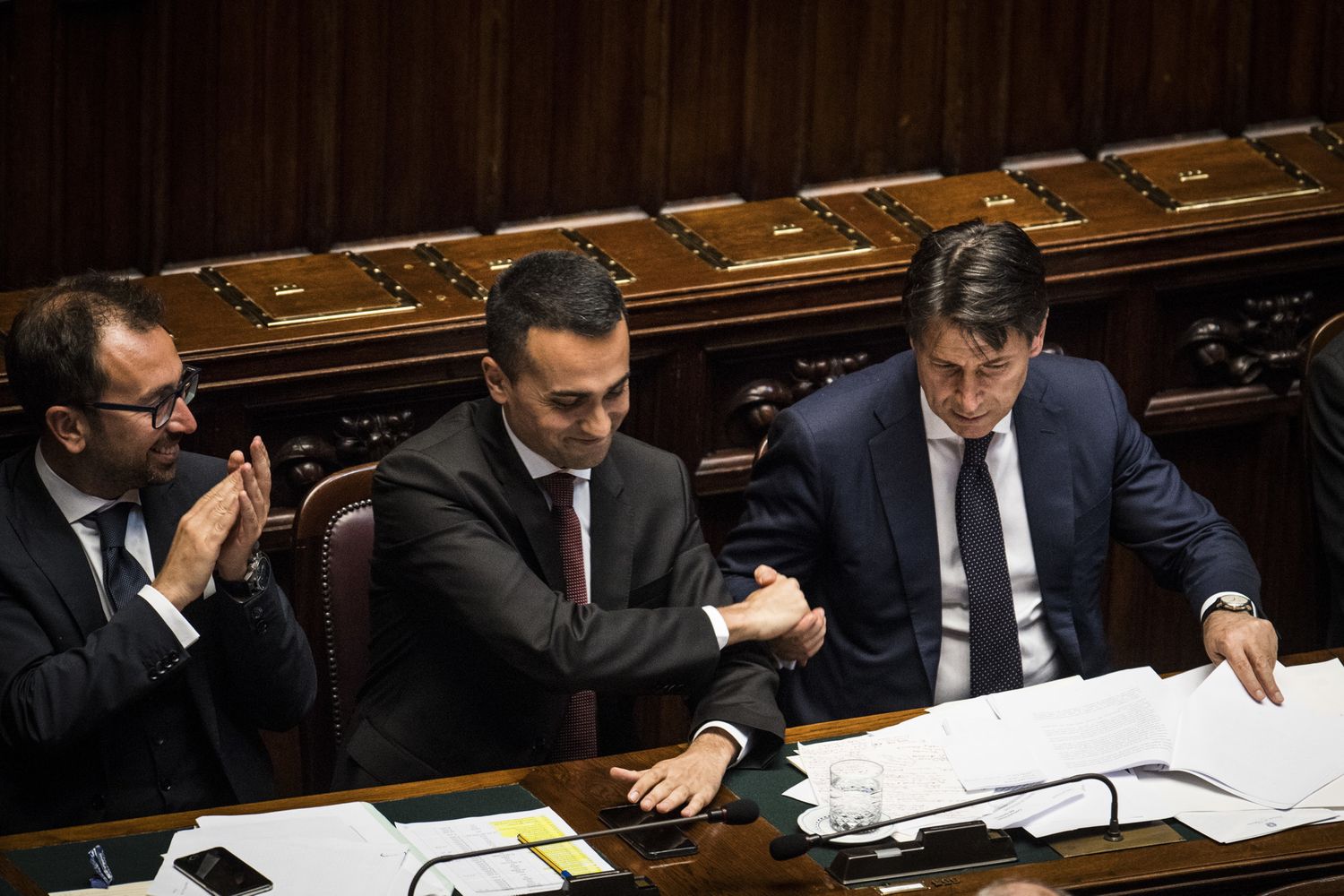 &nbsp;Luigi Di Maio e Giuseppe Conte