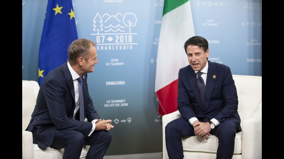 &nbsp;Donald Tusk-Giuseppe Conte (AFP)&nbsp;