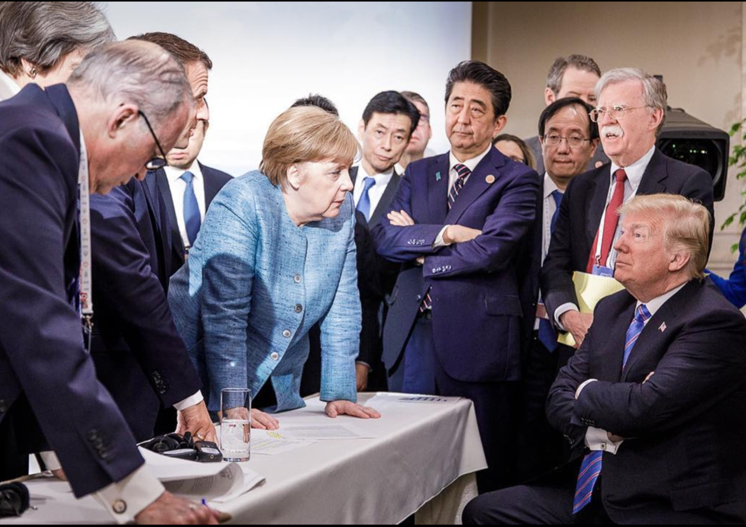 L'assedio dei leader a Trump durante il G7 in Canada