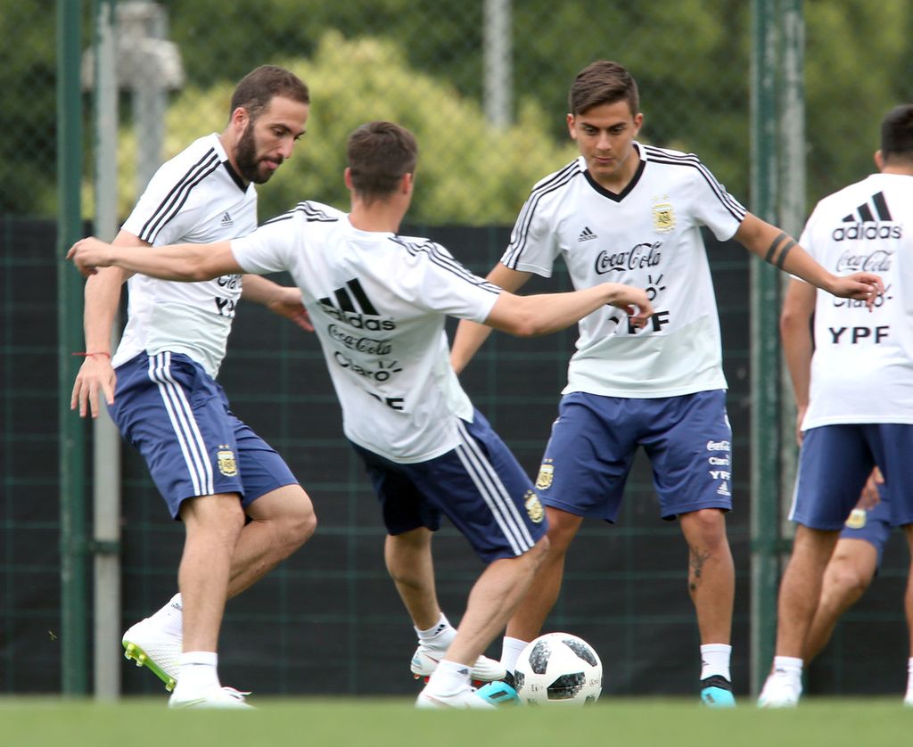 &nbsp;Higuain e Dybala nell'Argentina