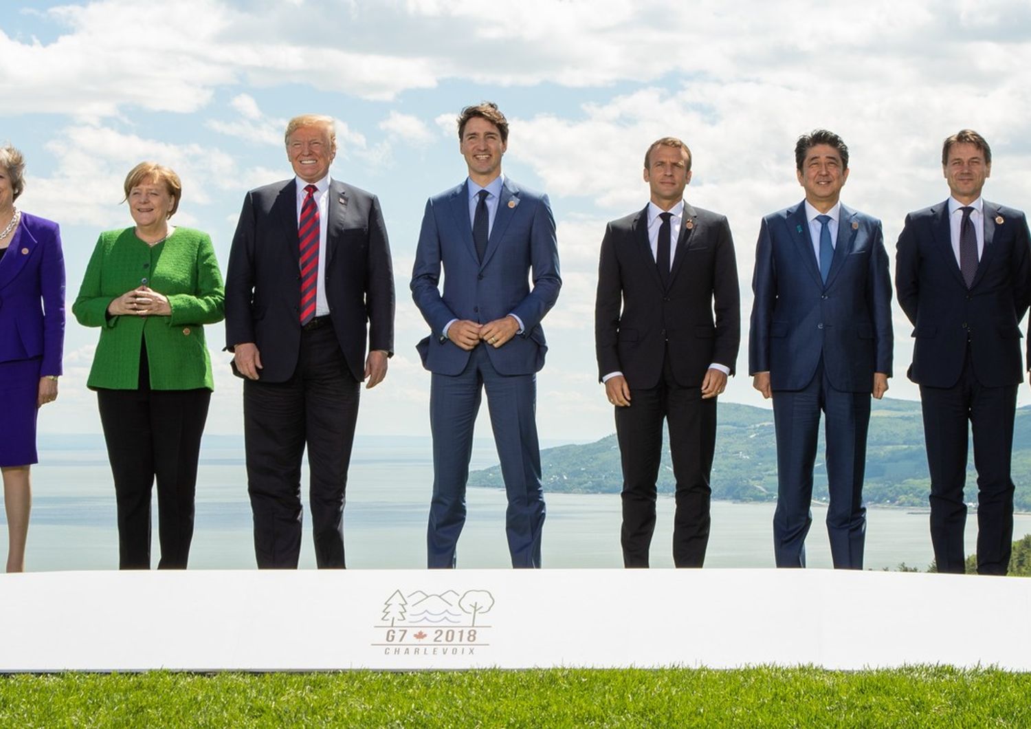 &nbsp;I partecipanti al G7 in Quebec