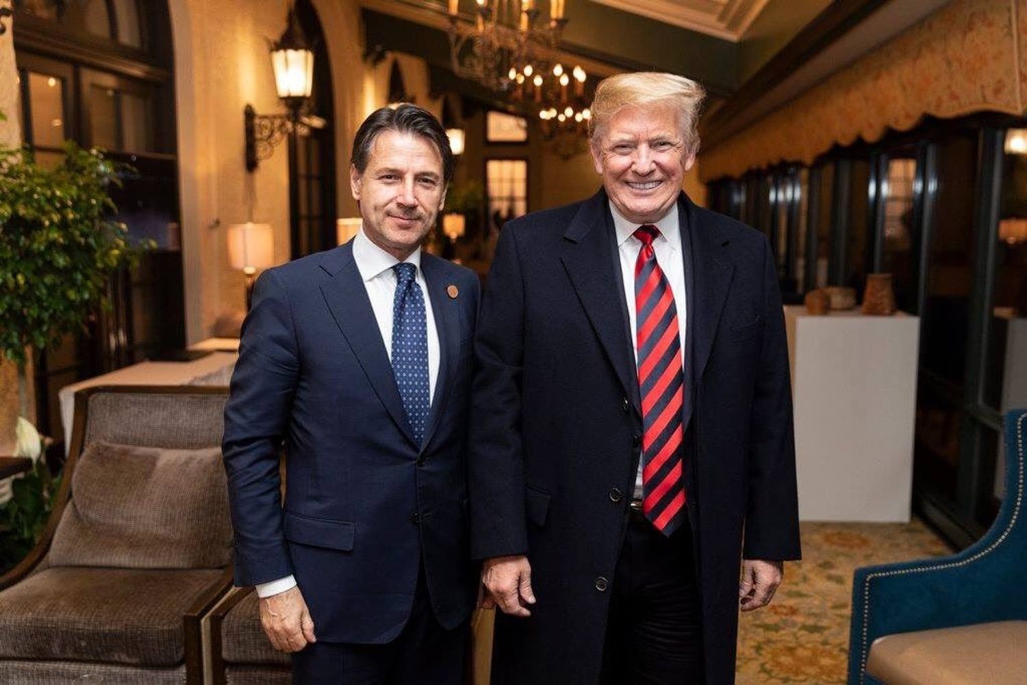 &nbsp;Conte e Trump