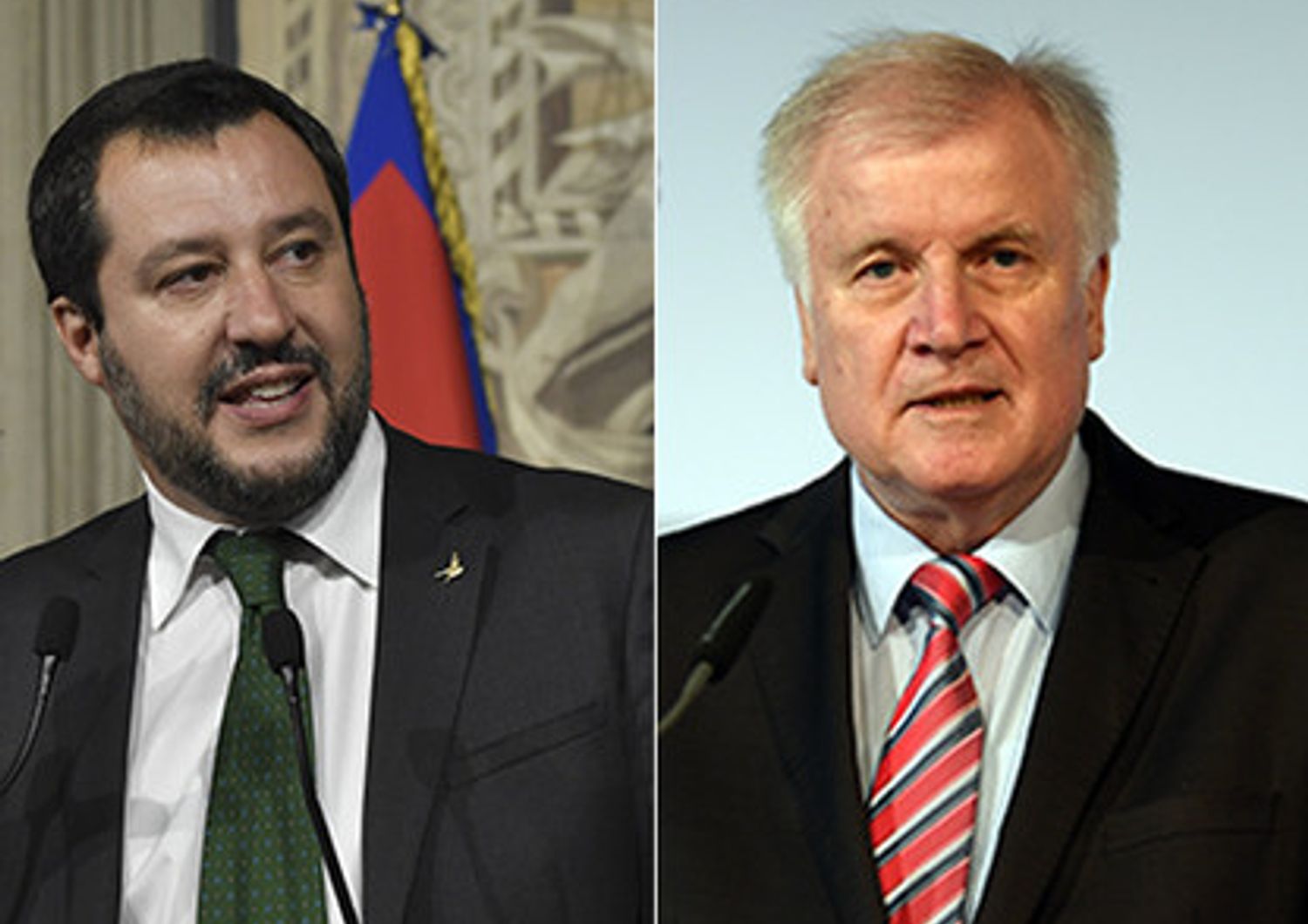 &nbsp;Matteo Salvini e Horst Seehofer