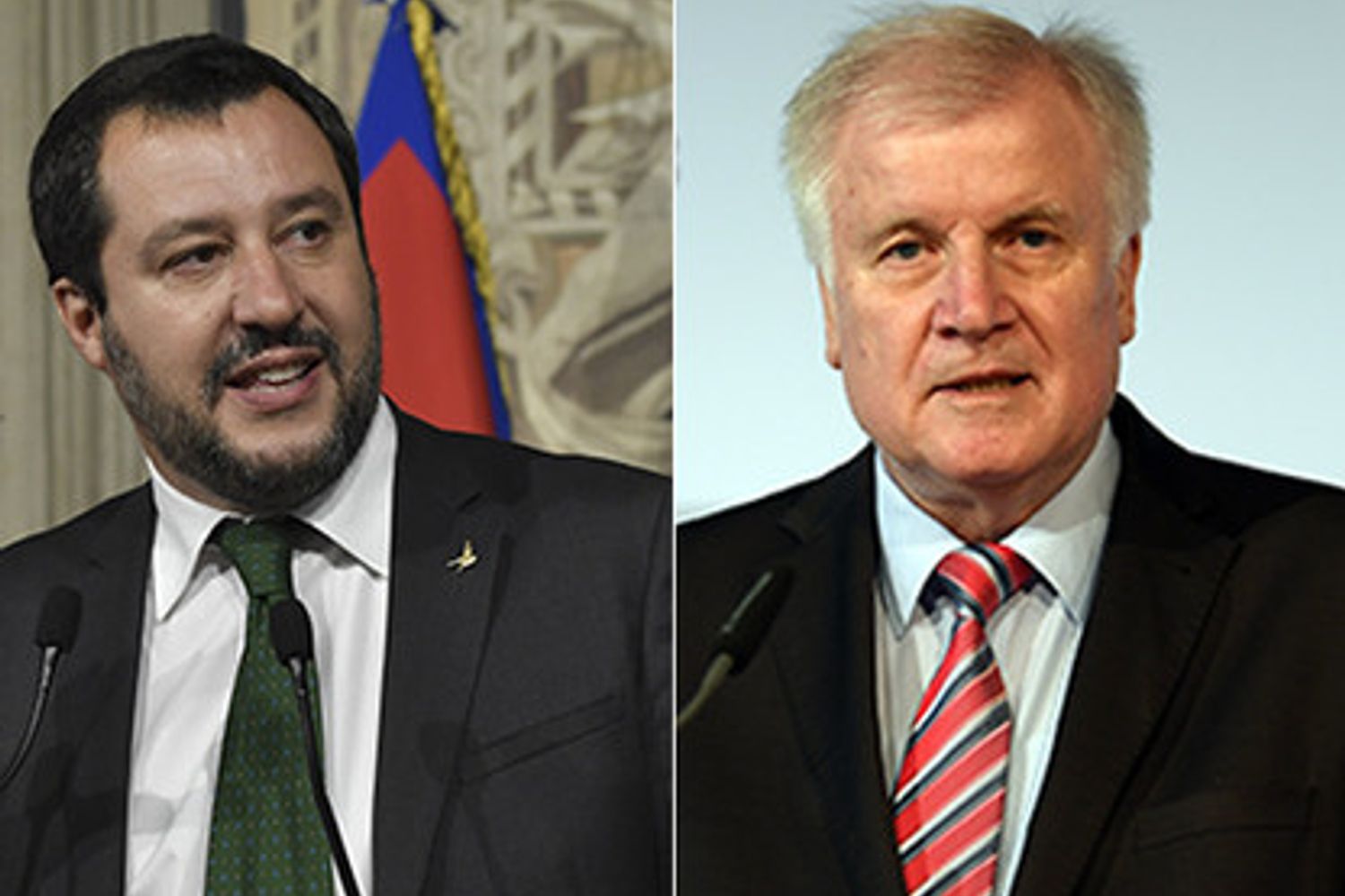 &nbsp;Matteo Salvini e Horst Seehofer