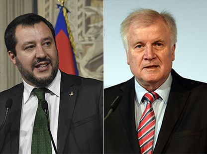 &nbsp;Matteo Salvini e Horst Seehofer