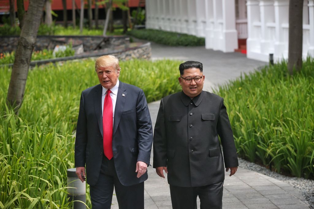 &nbsp;Donald Trump-Kim Jong Un (AFP)&nbsp;