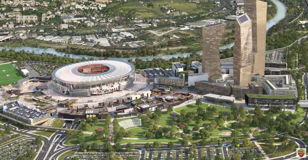 &nbsp; &nbsp;Il progetto dello Stadio dell'AS Roma