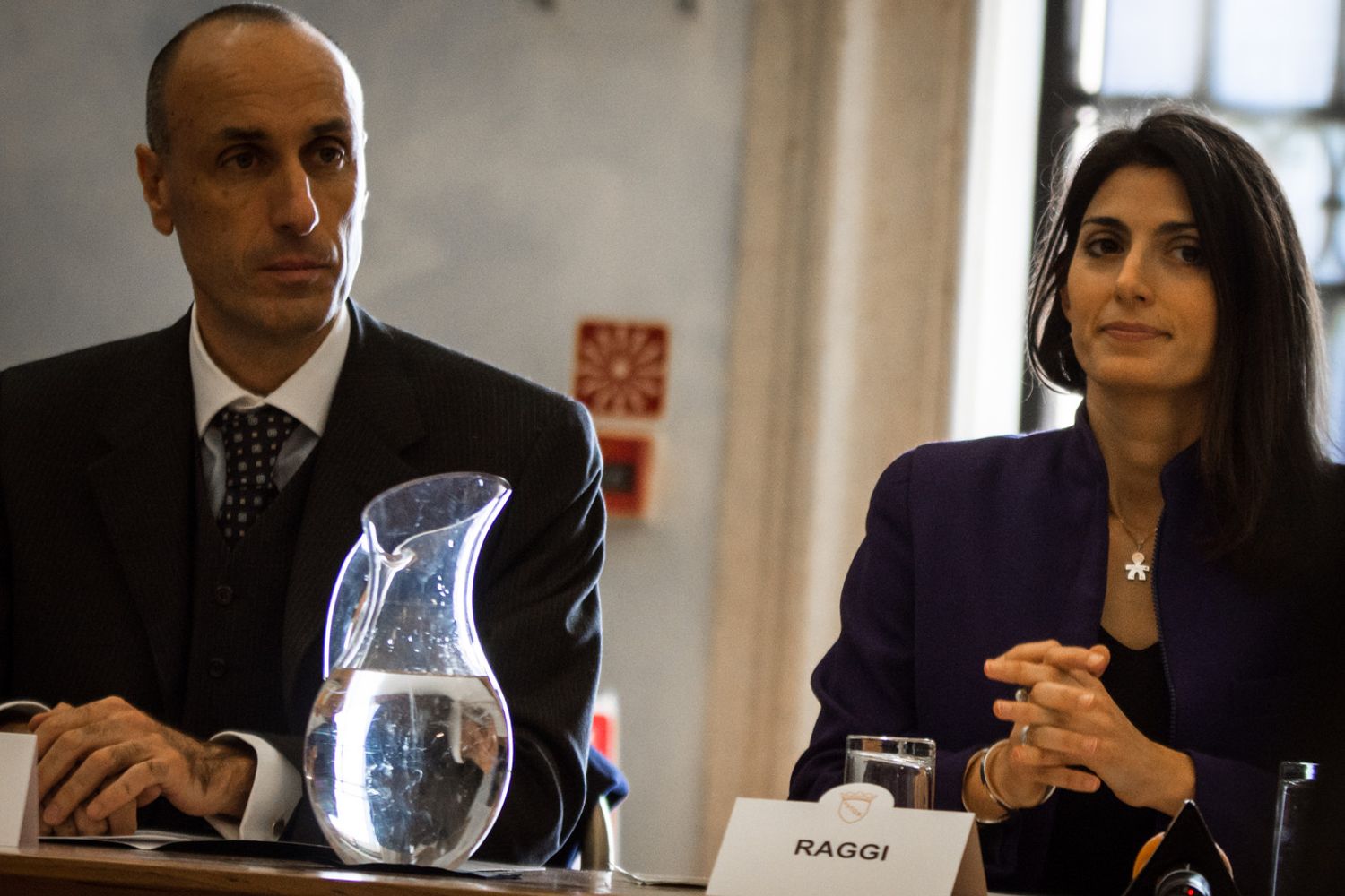 &nbsp;Luca Lanzalone e Virginia Raggi