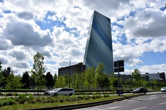 &nbsp;La sede della Bce a Francoforte
