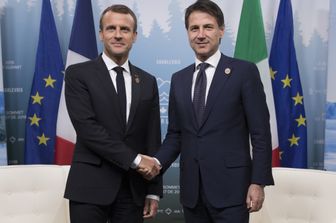 &nbsp;Macron e Conte