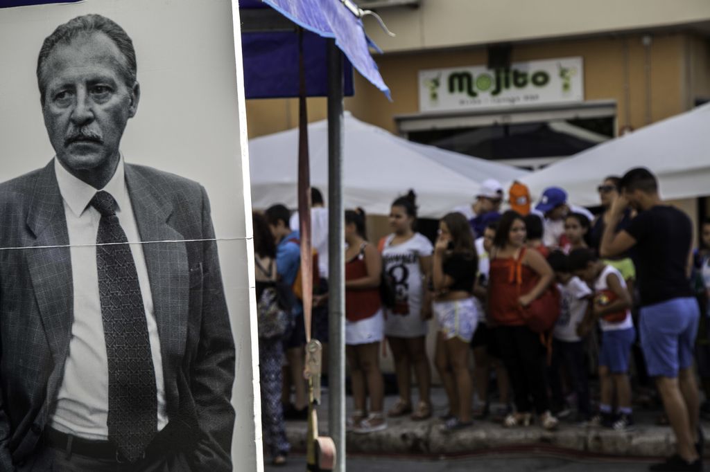 &nbsp;Una manifestazione in ricordo di Paolo Borsellino a Palermo