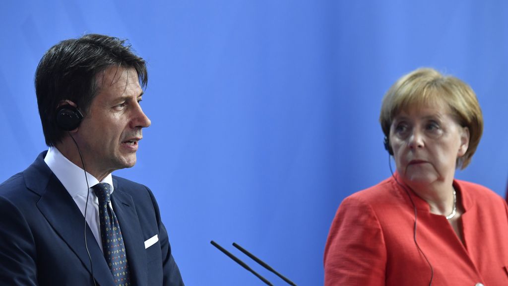 &nbsp;Angela Merkel e Giuseppe Conte