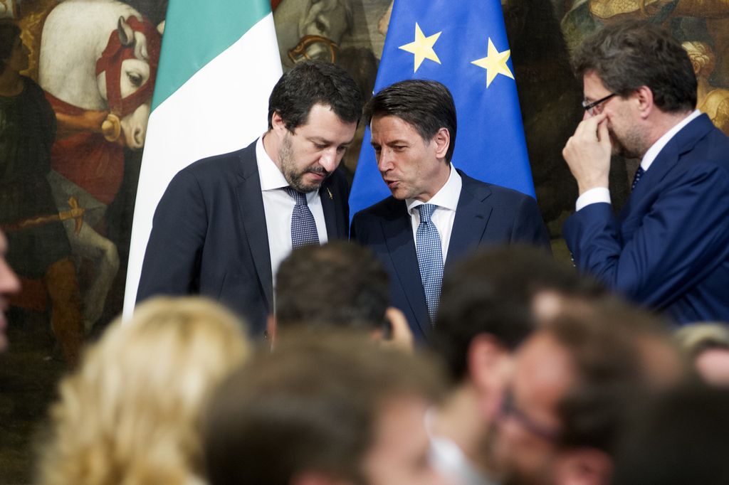 &nbsp;Giuseppe Conte e Matteo Salvini