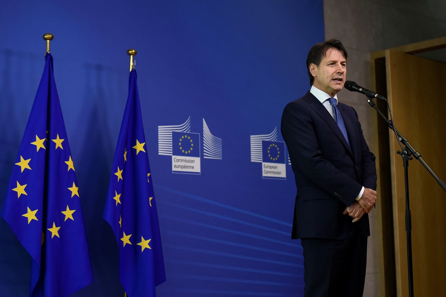 &nbsp;Giuseppe Conte al mini vertice di Bruxelles sui migranti