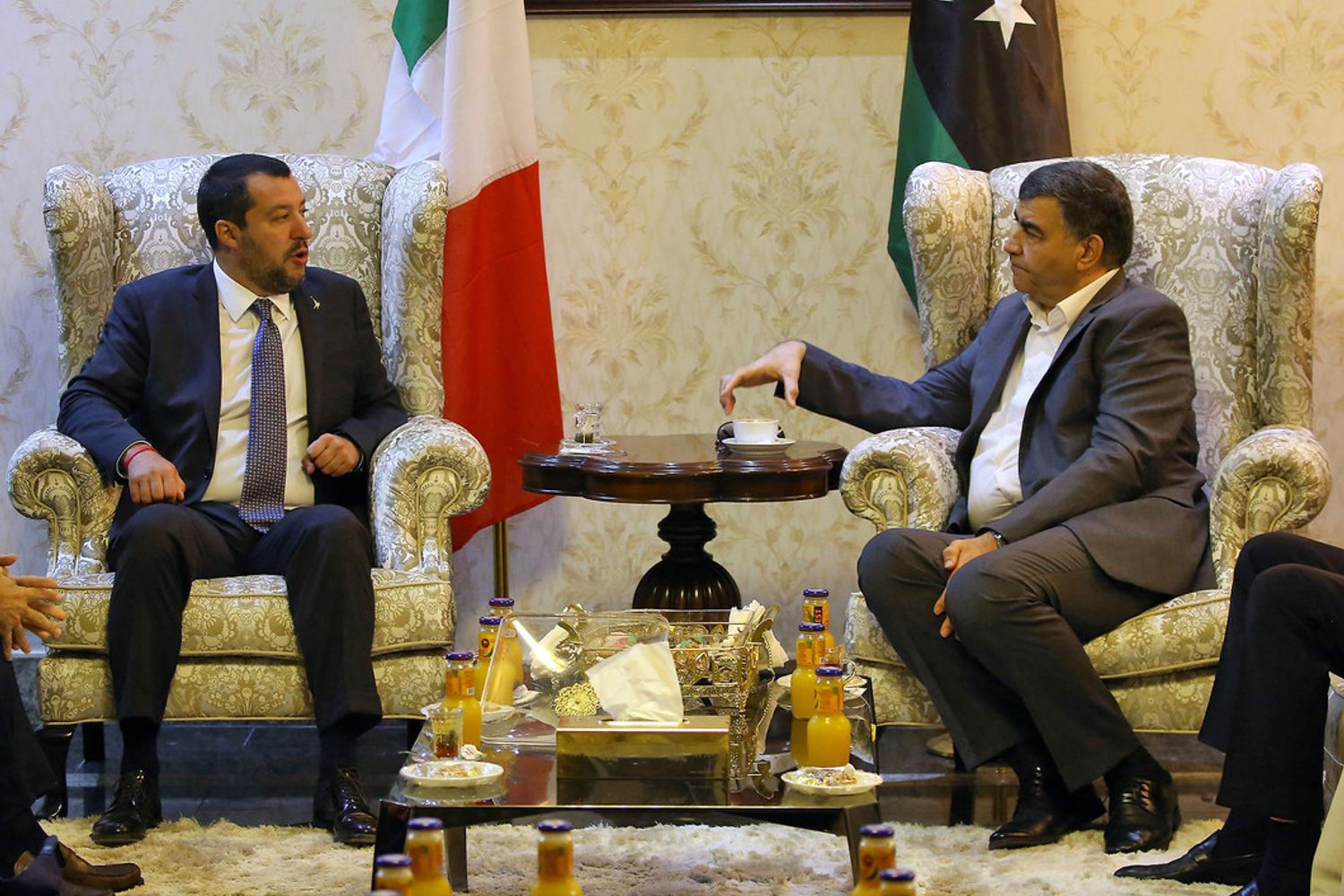 Matteo Salvini e Abdelsalam Ashour &nbsp;