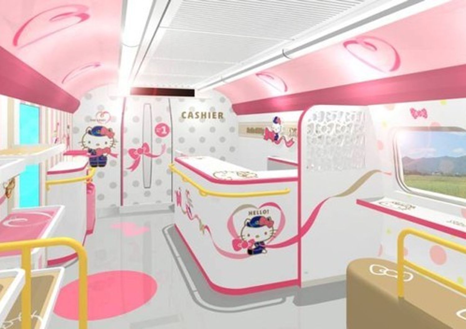 In Giappone arriva il pendolino&nbsp;Hello&nbsp;Kitty,&nbsp;supertreno&nbsp;dedicato al&nbsp;superbrand​