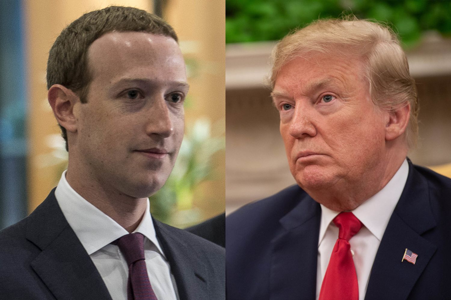 &nbsp;Mark Zuckerberg - Donald Trump