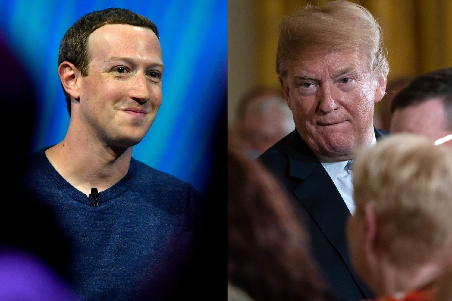 &nbsp; Mark Zuckerberg - Donald Trump