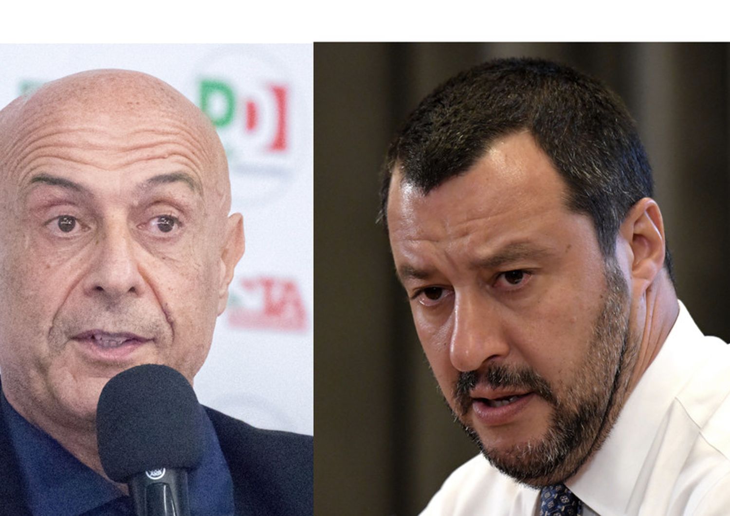 &nbsp;Marco Minniti e Matteo Salvini