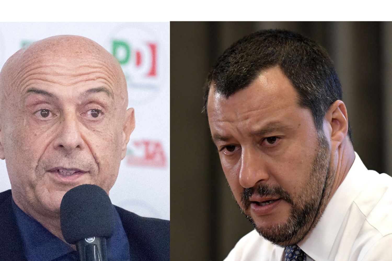 &nbsp;Marco Minniti e Matteo Salvini