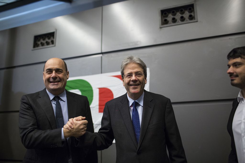 &nbsp;Nicola Zingaretti e Paolo Gentiloni