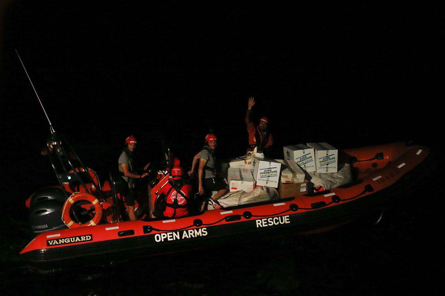 &nbsp;Un gommone della ong Open Arms