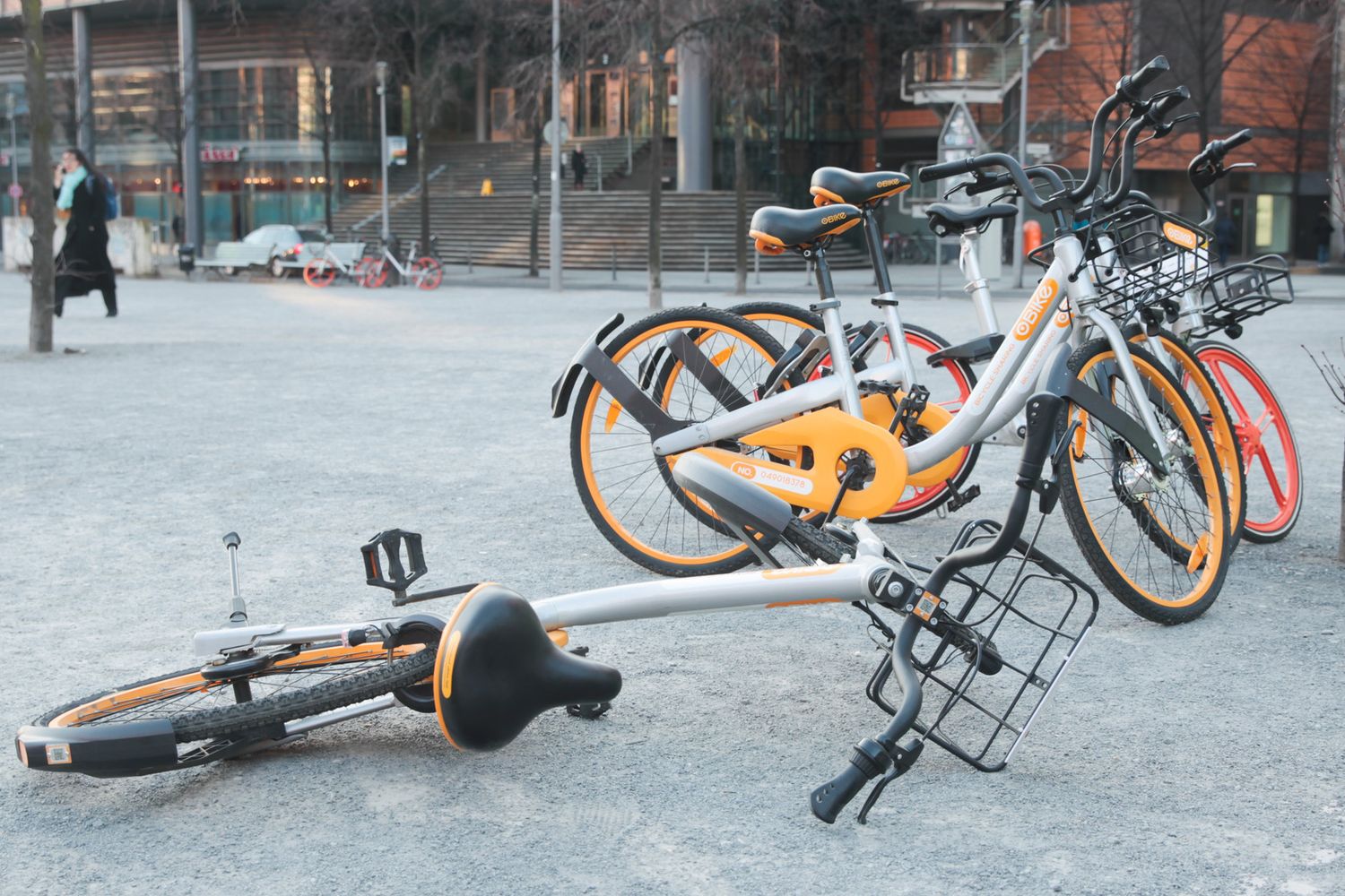 &nbsp;oBike, un atto di vandalismo a Roma