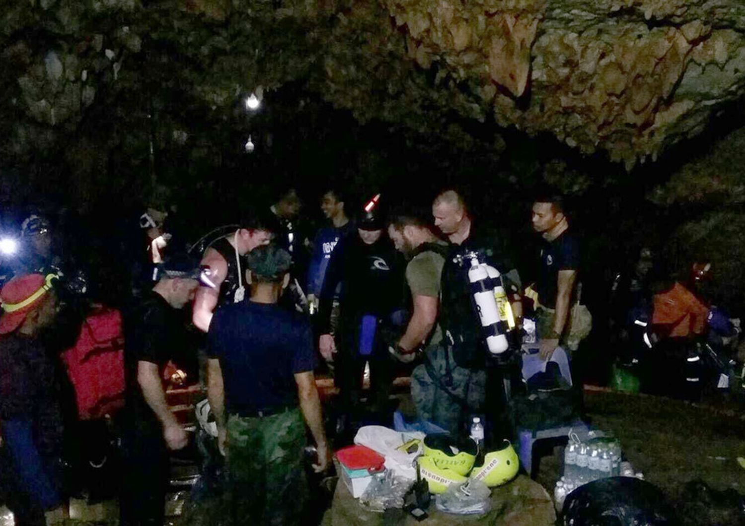 Operazioni soccorso grotta Thailandia