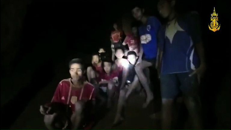 &nbsp;I ragazzi intrappolati nella grotta di Tham Luang