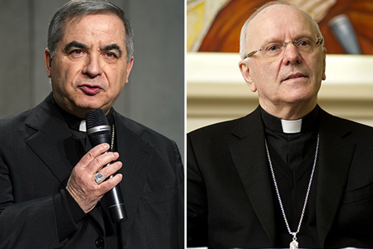 Angelo Giovanni Becciu e Nunzio Galantino&nbsp;